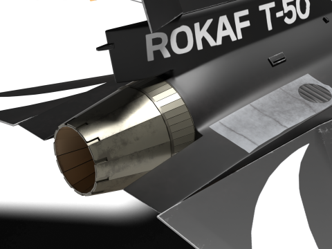 Aerobatics Black Eagles 3D Model