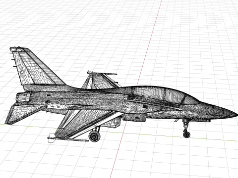 Aerobatics Black Eagles 3D Model