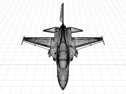 Aerobatics Black Eagles 3D Model
