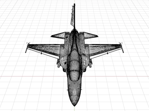 Aerobatics Black Eagles 3D Model