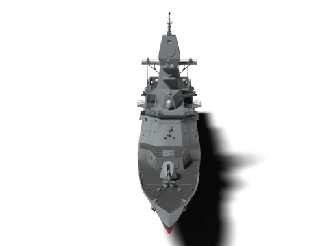 Korea Chungnam-class Frigate 3D Model