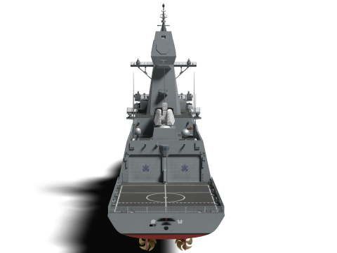Korea Chungnam-class Frigate 3D Model