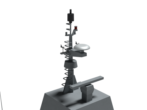 Korea Chungnam-class Frigate 3D Model