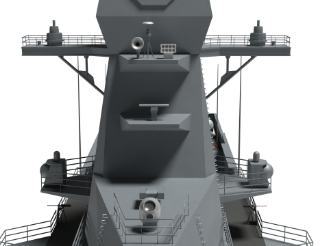 Korea Chungnam-class Frigate 3D Model