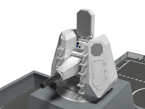 Korea Chungnam-class Frigate 3D Model