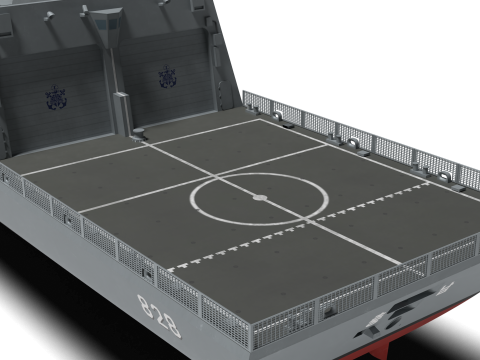 Korea Chungnam-class Frigate 3D Model