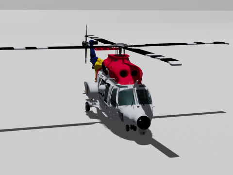 Coast guard helicopter Model 3D