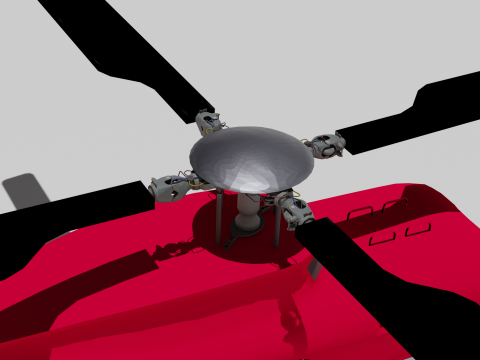 Coast guard helicopter Model 3D
