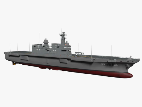 Kore Büyük nakliye gemisi Marado 3D Model