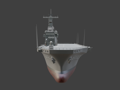 Korea Large transport ship Marado 3D-Modell