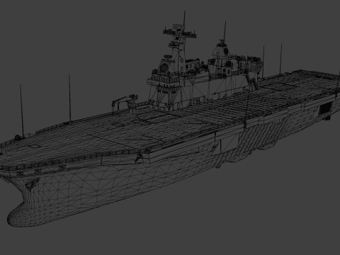 Korea Large transport ship Marado 3D-Modell