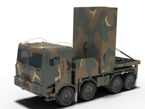 Korea Missile launcher Cheon-mu 3Dモデル