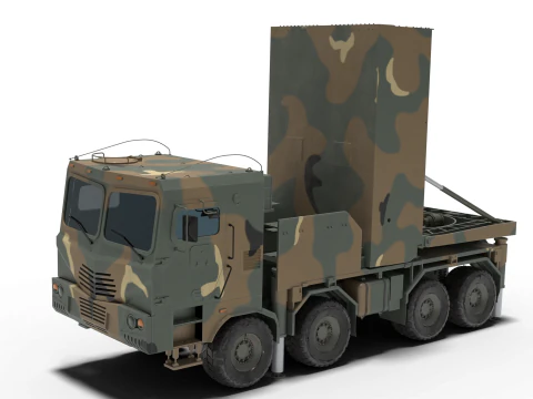 Lan&ccedil;ador de m&iacute;sseis coreano Cheon-mu Modelo 3D