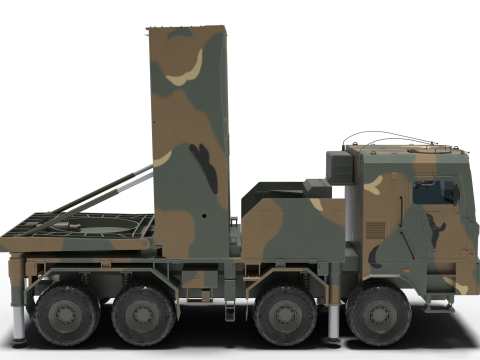 Korea Missile launcher Cheon-mu 3D मॉडल