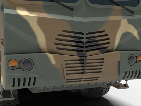 Korea Missile launcher Cheon-mu 3D मॉडल