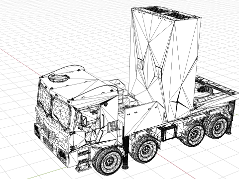 Korea Missile launcher Cheon-mu 3D मॉडल
