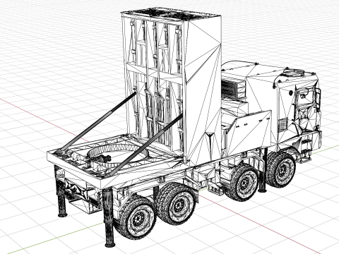 Korea Missile launcher Cheon-mu 3D मॉडल