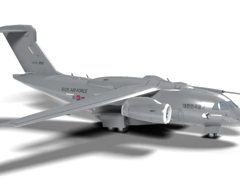Aereo da trasporto militare C-390 Modello 3D