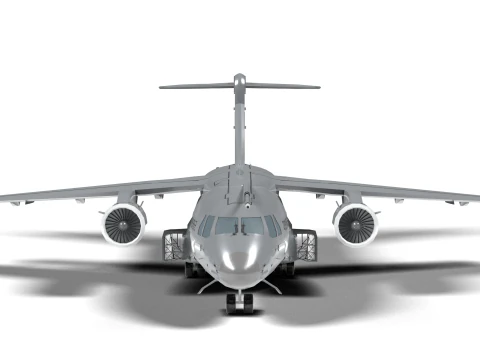 Military transport aircraft C-390 3D Model