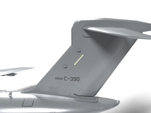 Military transport aircraft C-390 Modelo 3D