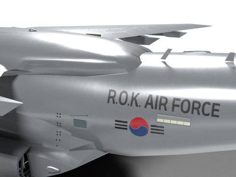 Military transport aircraft C-390 Modelo 3D
