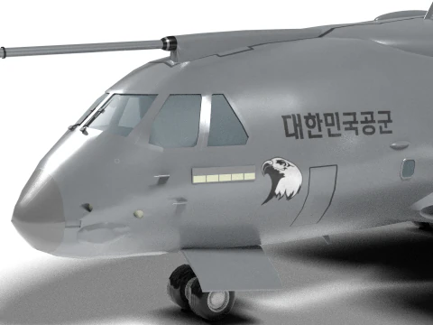 Military transport aircraft C-390 3D Model