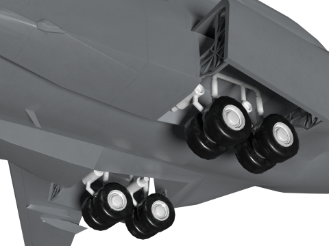 Military transport aircraft C-390 Modelo 3D