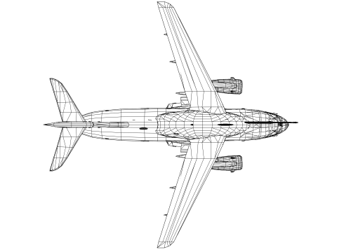 Military transport aircraft C-390 Modelo 3D