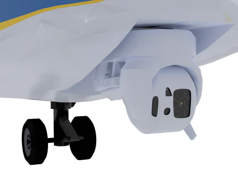 Police helicopter 3D Model