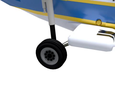 Police helicopter 3D Model