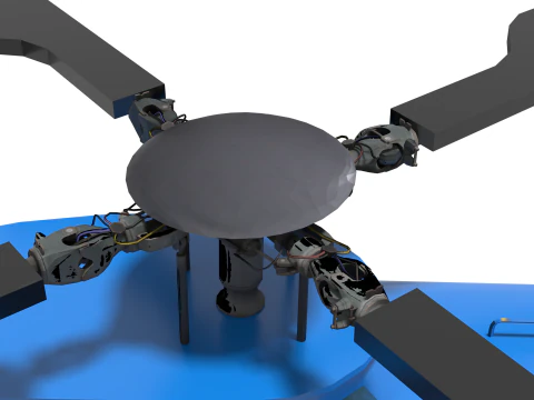 Police helicopter 3D Model