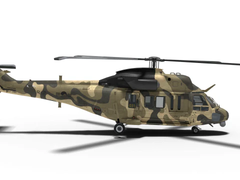 Korea Armys helicopter Surion 3D Model