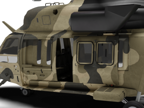 Korea Armys helicopter Surion Modelo 3D