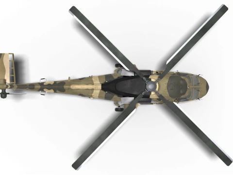 Korea Armys helicopter Surion 3D Model