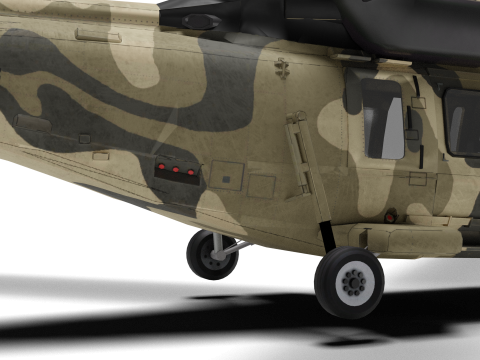 Korea Armys helicopter Surion Modelo 3D