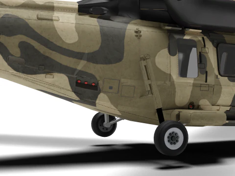 Korea Armys helicopter Surion 3D Model
