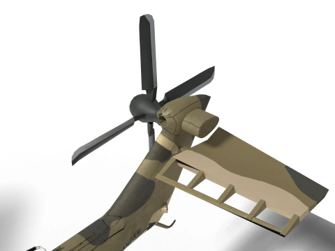 Korea Armys helicopter Surion 3D Model