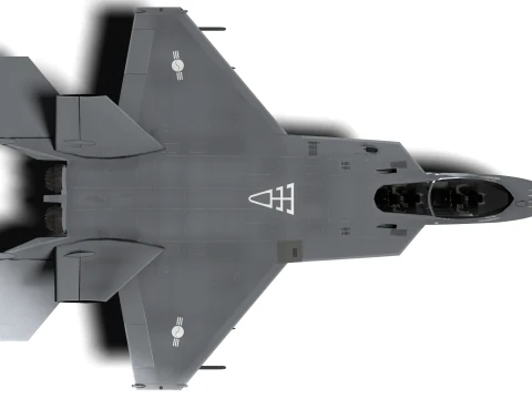 KF-21 double seat 3D Model