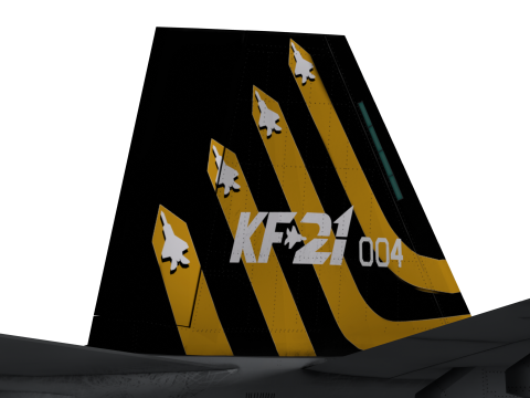 KF-21 double seat 3D मॉडल