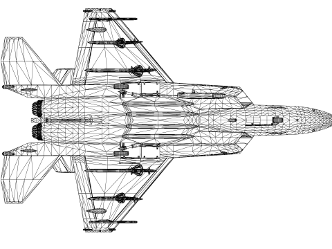 KF-21 double seat 3D मॉडल