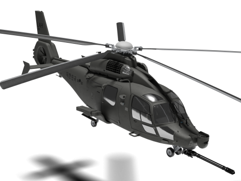Korean LAH Light Armed Helicopter Modèle 3D