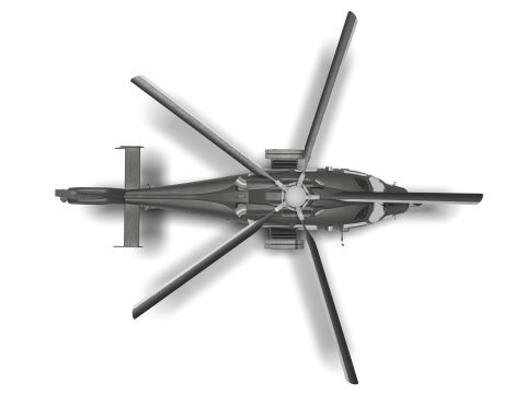 Korean LAH Light Armed Helicopter Modèle 3D