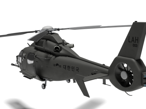 Korean LAH Light Armed Helicopter Modèle 3D