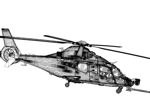Korean LAH Light Armed Helicopter Modèle 3D