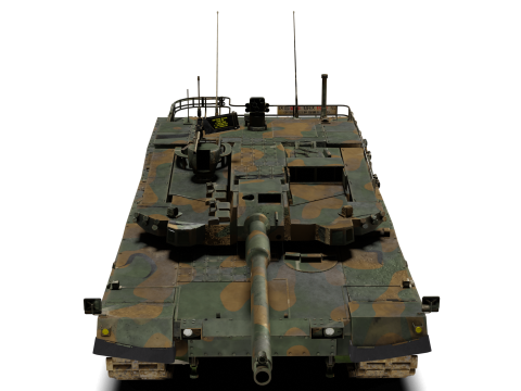 Korea TANK K-2 Black Panther Modelo 3D