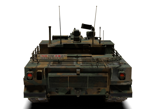 Korea TANK K-2 Black Panther Modelo 3D