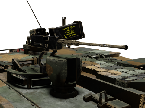 Korea TANK K-2 Black Panther Modelo 3D