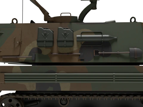 Korea Self-propelled howitzer K-9 3D Model