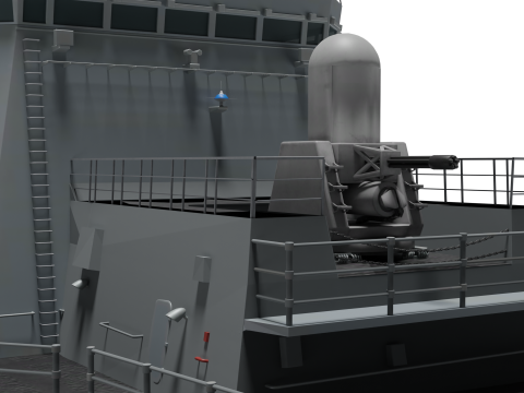 Korea Destroyer the King Jeong-jo Modelo 3D