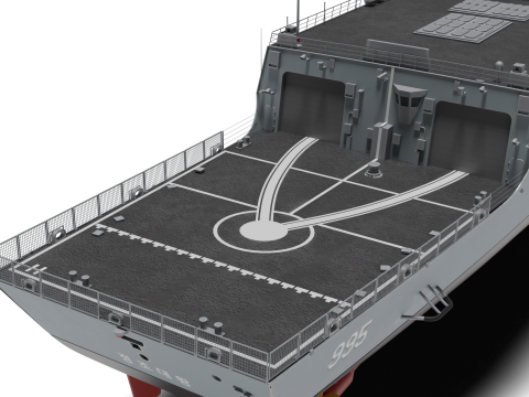 Korea Destroyer the King Jeong-jo Modelo 3D